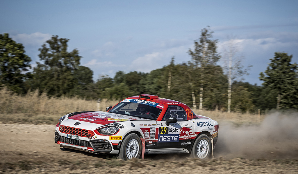 Spettacolo e agonismo con Abarth nel Rally Liepaja in Lettonia e in ...
